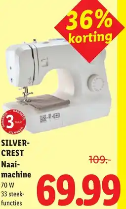 Lidl Silver- crest naai- machine aanbieding