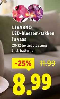 Lidl Livarno led-bloesem-takken aanbieding