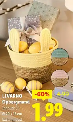 Lidl Livarno opbergmand aanbieding