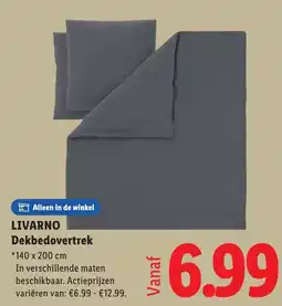 Lidl Livarno dekbedovertrek aanbieding