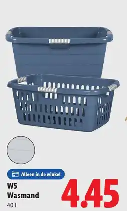 Lidl W5 wasmand aanbieding