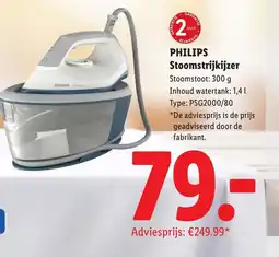 Lidl Philips stoomstrijkijzer aanbieding