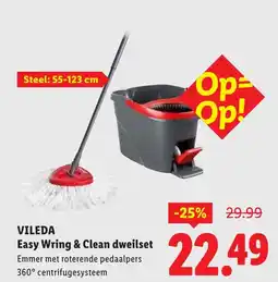 Lidl Vileda easy wring & clean dweilset aanbieding