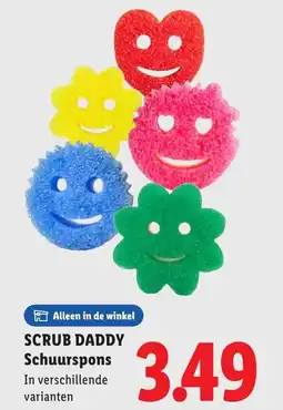Lidl Scrub daddy schuurspons aanbieding