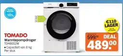 Albert Heijn Tomado Warmtepompdroger TDH8002W aanbieding