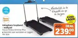 Albert Heijn Beter Sport Inklapbare Loopband Walkpad aanbieding