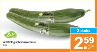 Albert Heijn AH Biologisch komkommer aanbieding