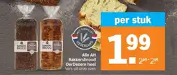 Albert Heijn Alle AH Bakkersbrood OerDesem heel aanbieding