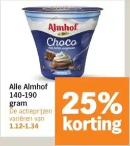 Albert Heijn Alle Almhof aanbieding