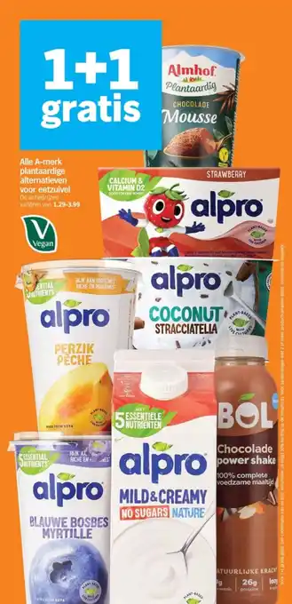 Alle A-merk plantaardige alternatieven voor eetzuivel