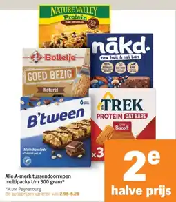 Albert Heijn Alle A Merk Tussendoorrepen Multipacks aanbieding
