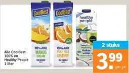 Albert Heijn Alle CoolBest 100% en Healthy People aanbieding