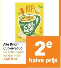 Albert Heijn Alle Knorr Cup-a-Soup aanbieding