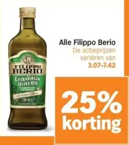 Albert Heijn Alle Filippo Berio aanbieding