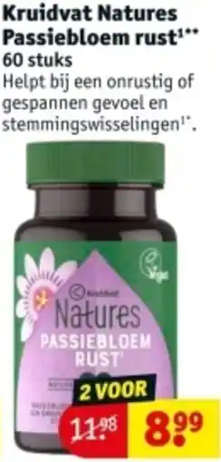 Kruidvat Kruidvat Natures Passiebloem rust aanbieding