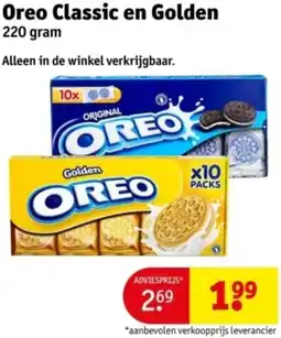 Kruidvat Oreo Classic en Golden aanbieding
