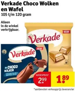 Kruidvat Verkade Choco Wolken en Wafel aanbieding