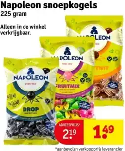 Kruidvat Napoleon snoepkogels aanbieding