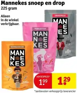 Kruidvat Mannekes snoep en drop aanbieding