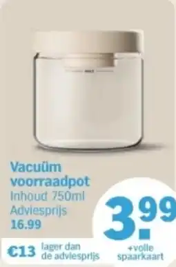 Albert Heijn Vacuüm voorraadpot aanbieding