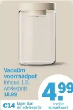 Albert Heijn Vacuüm Voorraadpot aanbieding