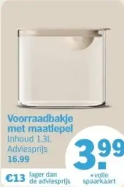 Albert Heijn Voorraadbakje met Maatlepel aanbieding