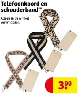 Kruidvat Telefoonkoord en schouderband aanbieding