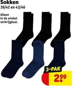 Kruidvat Sokken aanbieding