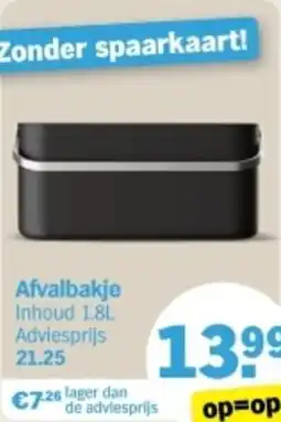 Albert Heijn Afvalbakje aanbieding
