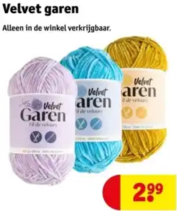Kruidvat Velvet garen aanbieding