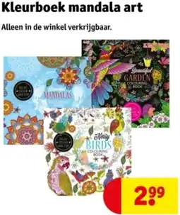 Kruidvat Kleurboek mandala art aanbieding
