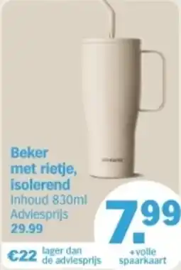 Albert Heijn Beker met Rietje, Isolerend aanbieding