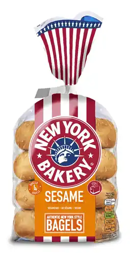 PLUS New York Bakery Bagels Sesam aanbieding