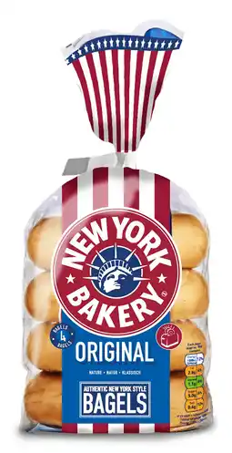 PLUS New York Bakery Bagels Original aanbieding