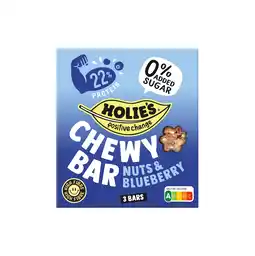 PLUS Holie's Chewy bar nuts & blueberry aanbieding