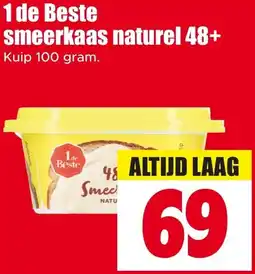 Dirk 1 de Beste smeerkaas naturel 48+ aanbieding