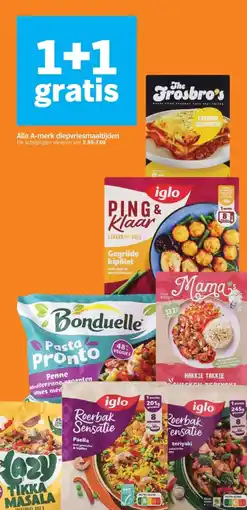 Albert Heijn Alle A-merk diepvriesmaaltijden aanbieding