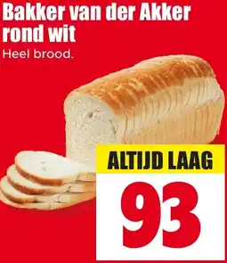 Dirk Bakker van der Akker rond wit aanbieding