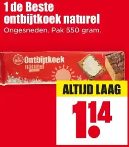 Dirk 1 de Beste ontbijtkoek naturel aanbieding