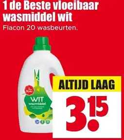 Dirk 1 de Beste vloeibaar wasmiddel wit aanbieding