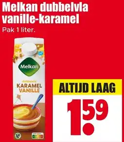 Dirk Melkan dubbelvla vanille-karamel aanbieding