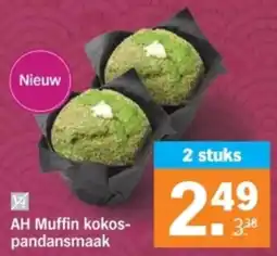 Albert Heijn AH Muffin Kokos Pandan Smaak aanbieding
