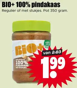 Dirk BIO+ 100% pindakaas aanbieding
