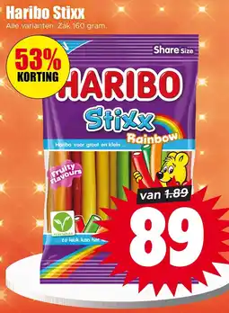 Dirk Haribo Stixx aanbieding