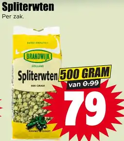 Dirk Spliterwten aanbieding