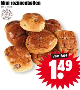 Dirk Mini rozijnenbollen aanbieding