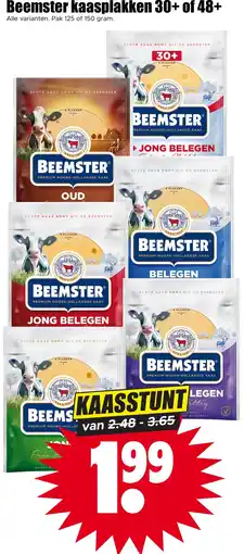 Dirk Beemster kaasplakken 30+ of 48+ aanbieding