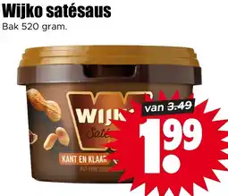 Dirk Wijko satésaus aanbieding