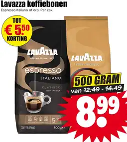 Dirk Lavazza koffiebonen aanbieding