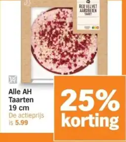 Albert Heijn Alle AH Taarten aanbieding